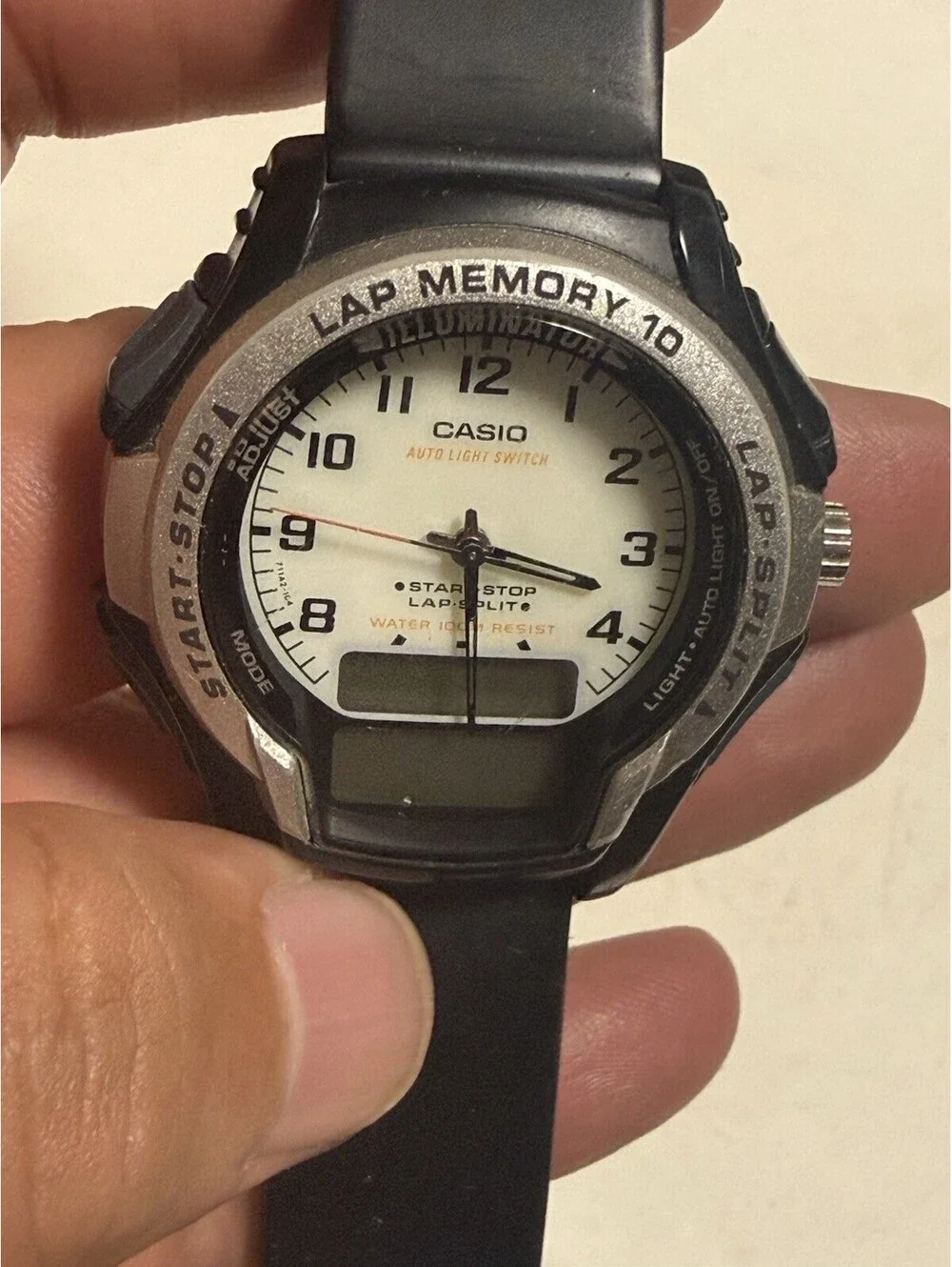 CASIO Illuminator WS-300 Digi-Ana Watch, Working , Needs Battery